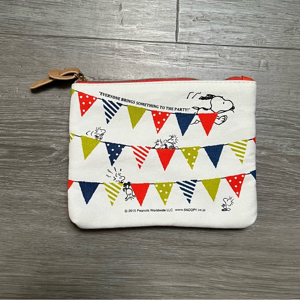 Peanuts snoopy woodstock mini wallet coin pouch